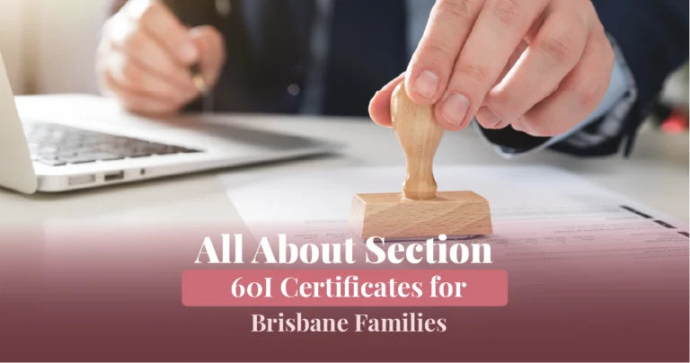 All About Section 60I Certificates for Brisbane Families